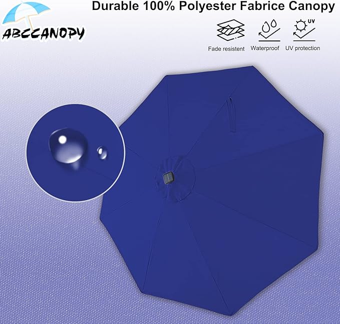 ABCCANOPY Durable Solar Led Patio Umbrellas - Image 5