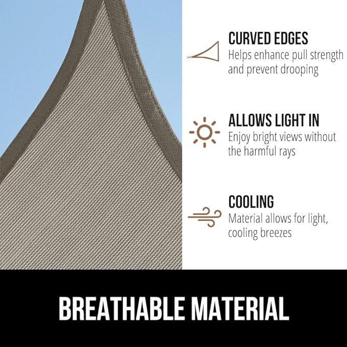 GORILLA GRIP Heavy Duty Sun Shade, UV Protection Fade Tear and Rust Resistant - Image 5
