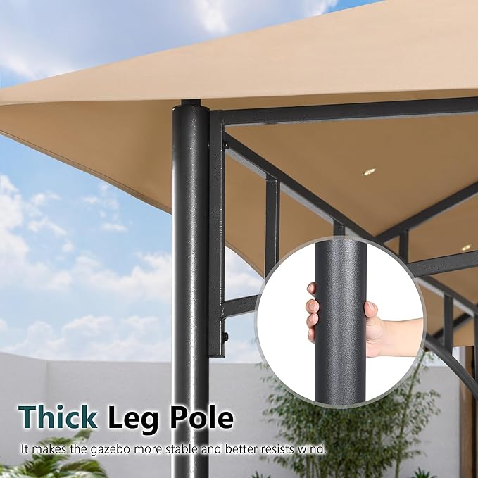 MASTERCANOPY Outdoor Garden Gazebo - Image 9