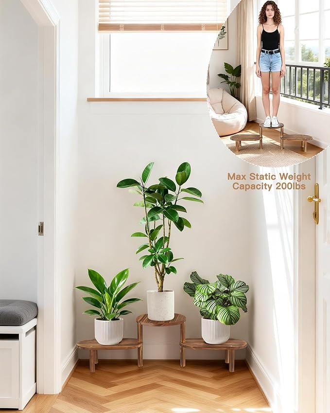 3 Tier Corner Plant Stand Indoor - Image 5