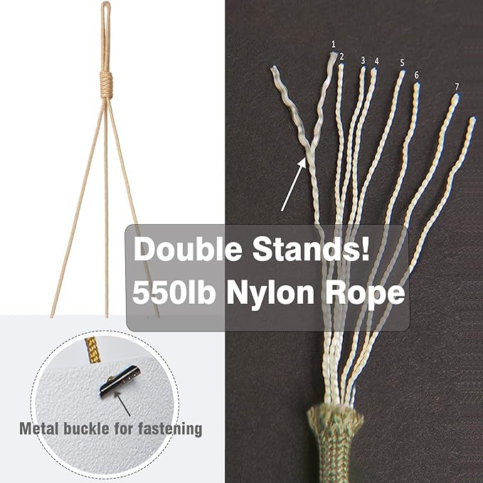 13 Inch 2 Pack Large Hanging Planters - Image 5