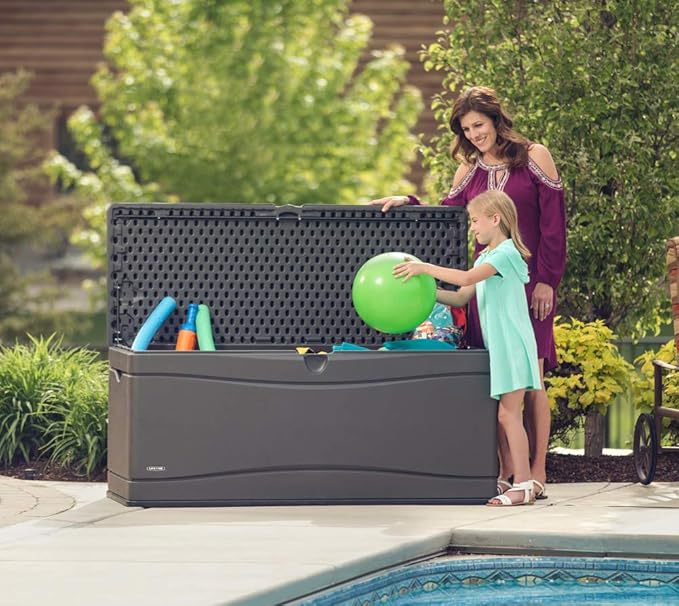 LIFETIME 60298 Heavy Duty Outdoor Storage Deck Box, 130 Gallon - Image 4