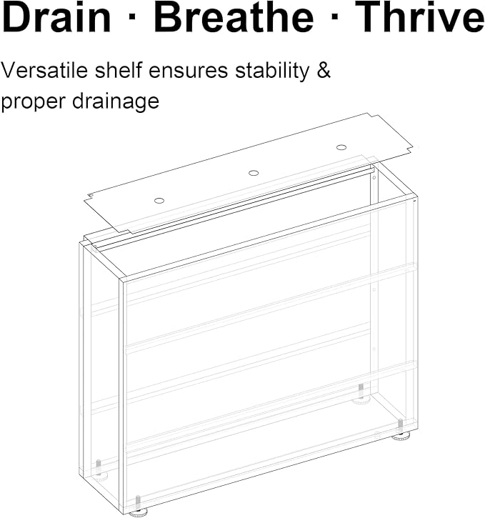 GSK White Metal Planter Box - Image 8