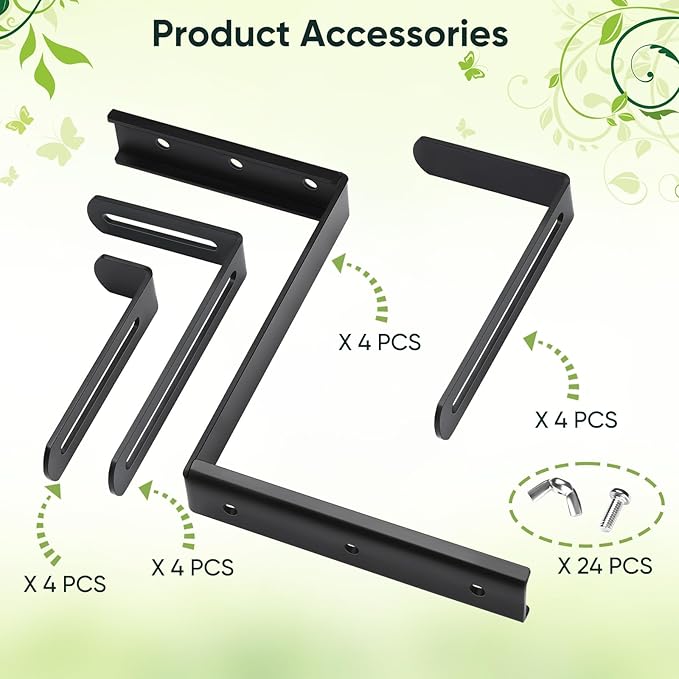 Planter Box Brackets, Adjustable Flower Brackets - Image 5