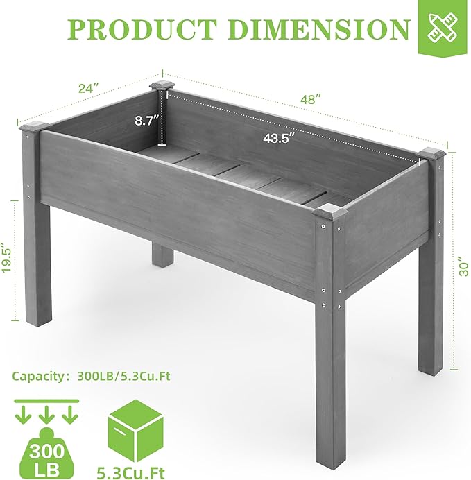 SoliWood Raised Garden Bed - Image 4