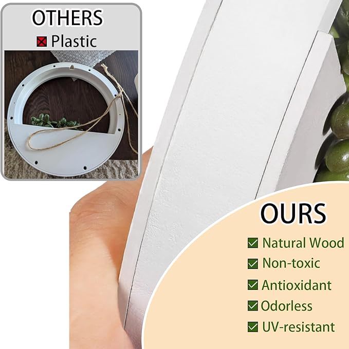 Floweroyal 2pcs Artificial Succulents Hanging Plants 12.2'' Fake String of - Image 3