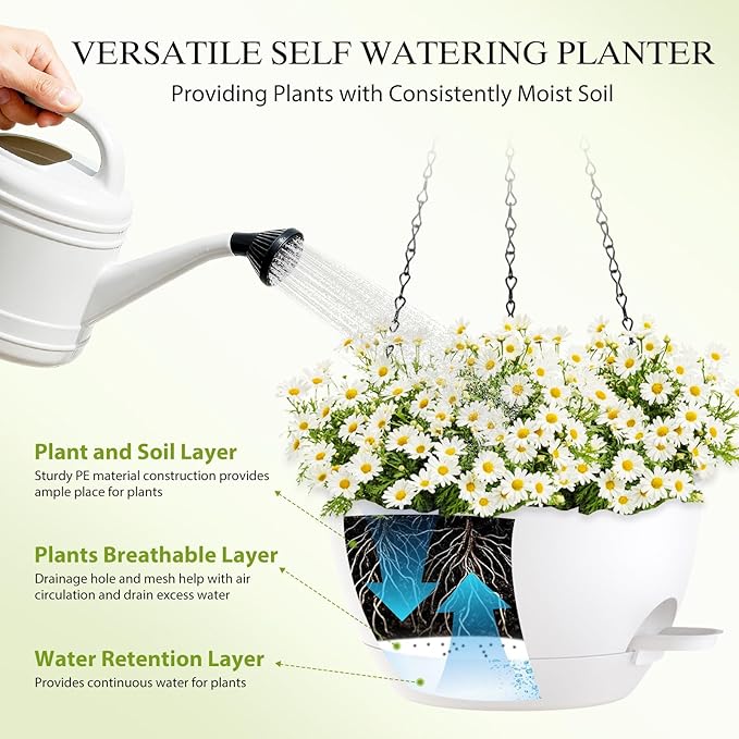 10 Inch Hanging Baskets 2 PC - Image 4
