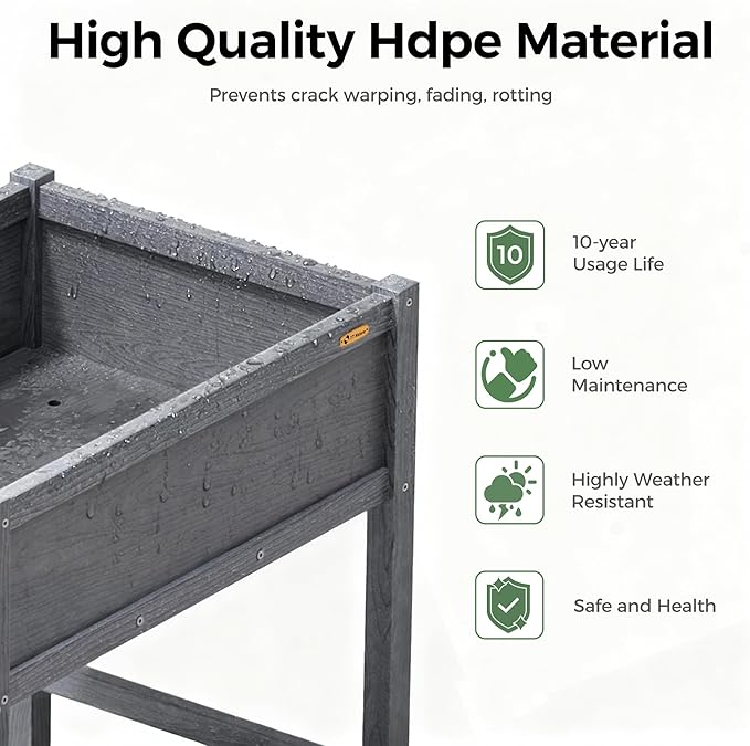 TT Nature HDPE Raised Garden Bed - Image 4