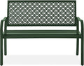 Best Choice Products Outdoor Bench 2-Person Metal Steel Benches Furniture by BestChoiceProducts