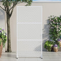 Casaphoria 72" H x 35" W Metal Outdoor Privacy Screen, Freestanding Decorative by Casaphoria
