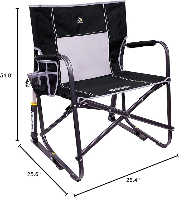 GCI Outdoor Freestyle Rocker XL Portable Folding Rocking Chair and Outdoor - Image 8