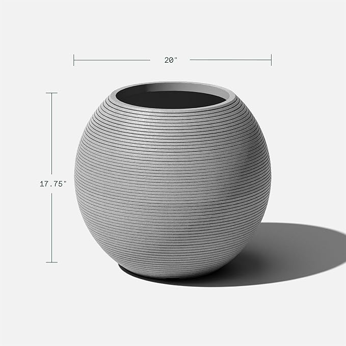 Veradek Strata Series Sphere Round Planter - Image 2