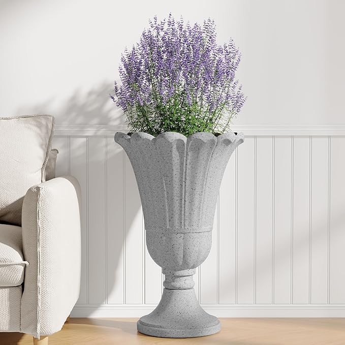 23" Tall Planters for Outdoor Plants Set of 2, Planter - Image 7
