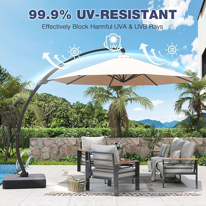 Aoxun Aluminum Patio Furniture Set - Image 2