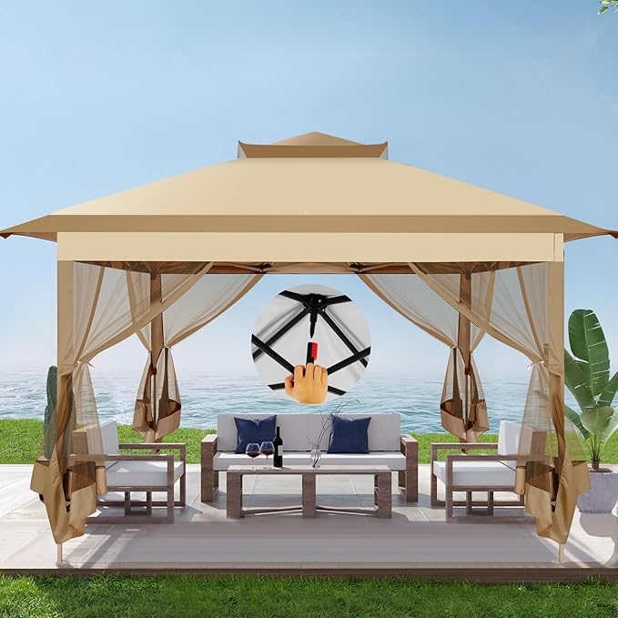COBIZI 11x11 FT Pop up Gazebo Canopy Tent by COBIZI