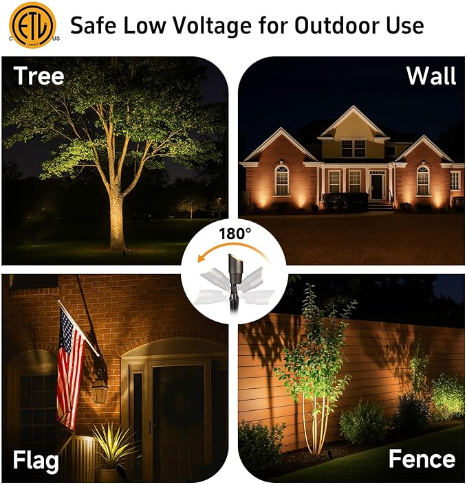 Gardenreet Landscape Spotlights Low Voltage - Image 5