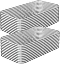 2 Pack Tall 8x3FT Corrugated Galvanized Steel Raised Garden Bed Outdoor by CATMANOR