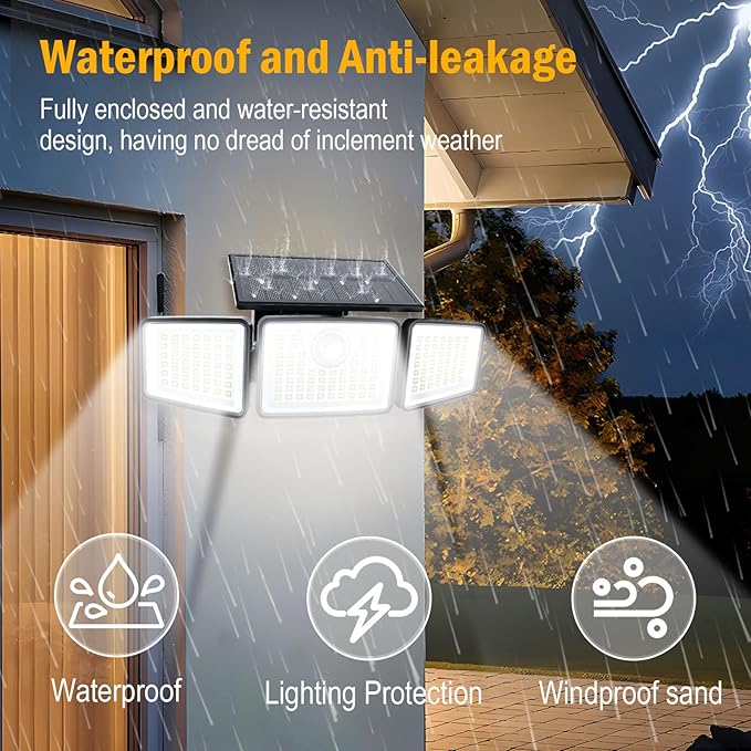 2500LM Solar Lights Outdoor - Image 5