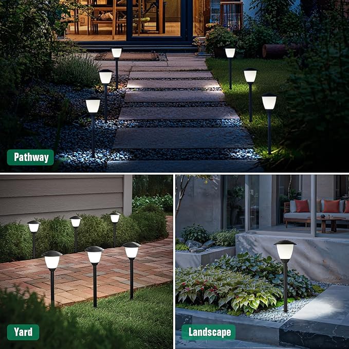 Low Voltage Pathway Lights LED Landscape Lights, 1.7W 12V, 3000K Warm White - Image 4