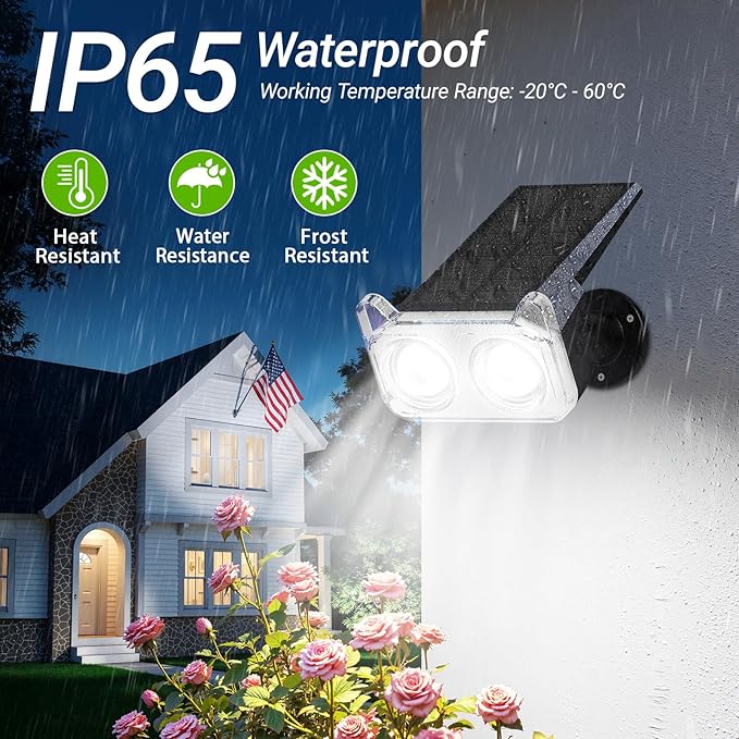LETMY Solar Spot Lights Outdoor Waterproof - Image 7