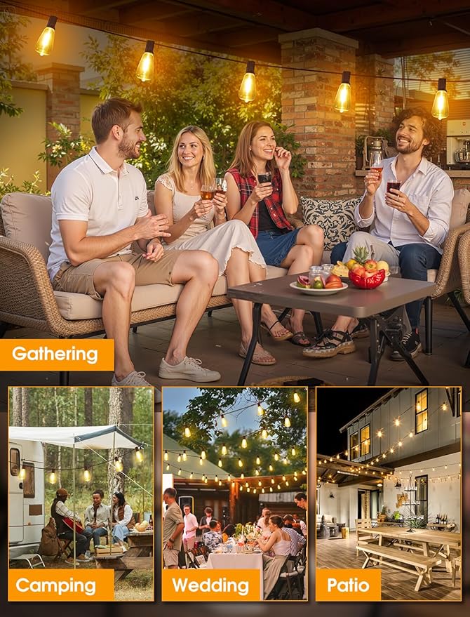 25FT Outdoor String Lights, Patio Lights - Image 6