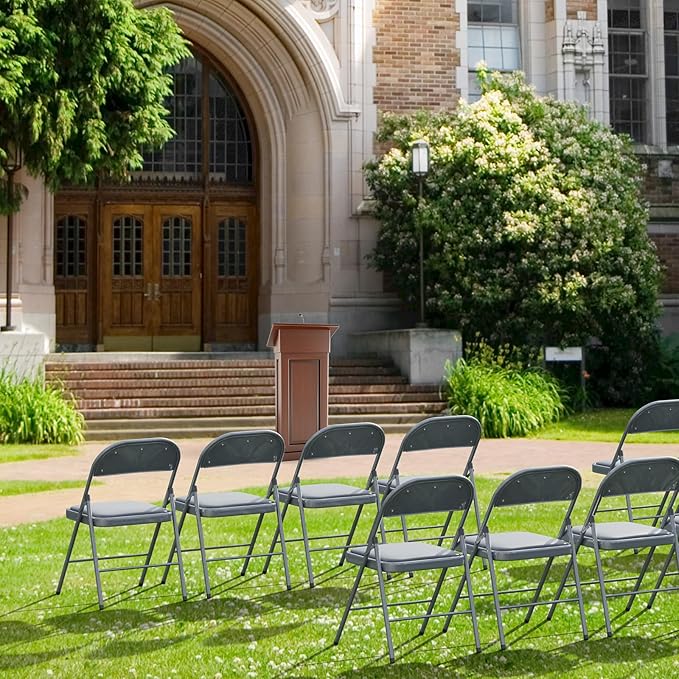 VINGLI 8 Pack Folding Chairs - Image 6