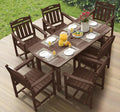 Ciokea HDPE Outdoor Dining Set, 7-Piece Patio Table and Chairs Set by CIOKEA
