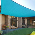 LOVE STORY Custom Size 10'x18' Turquoise Blue Sun Shade Sail Rectangle UV Block by LOVESTORY