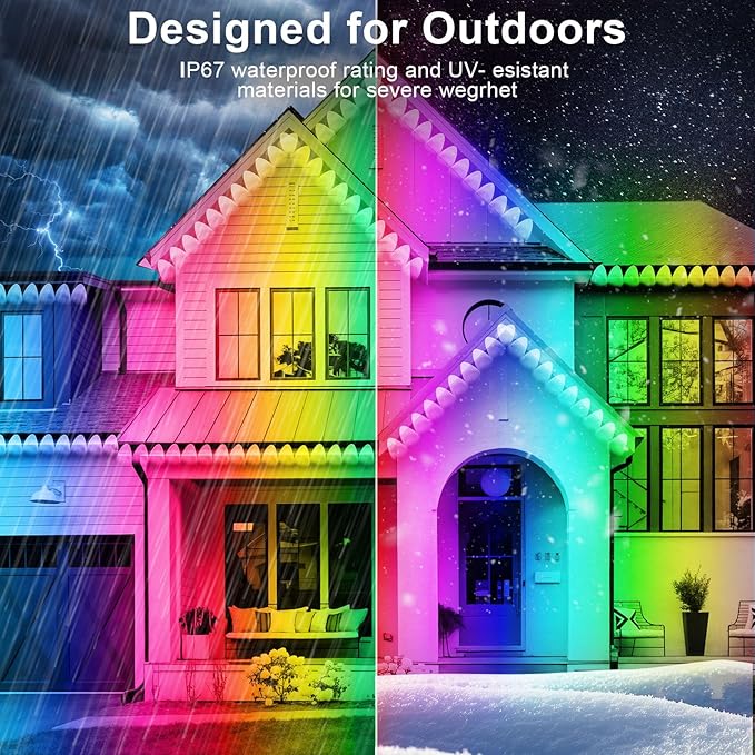 FBZ 300FT Permanent Outdoor RGB Lights - Image 4