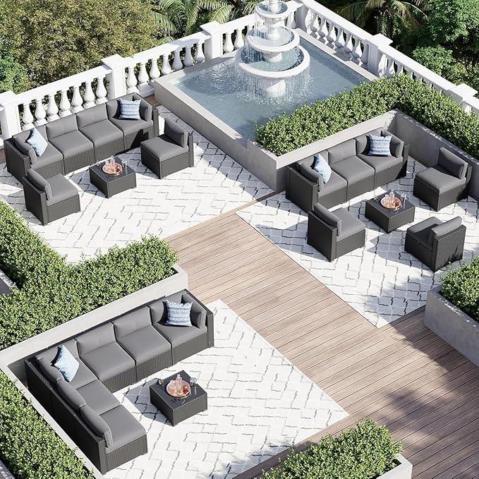 Aoxun Patio Furniture Sets, 2-Piece Outdoor Patio Furniture - Image 5
