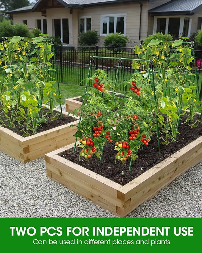 2 Pack Cucumber Trellis, Garden Trellis - Image 7