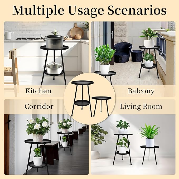 Metal Plant Stand, Plant Stand Indoor Outdoor, Metal Rustproof Flowers - Image 6