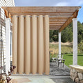 NICETOWN Outdoor Patio Curtain Windproof & Waterproof, Thermal Insulated Light by NICETOWN