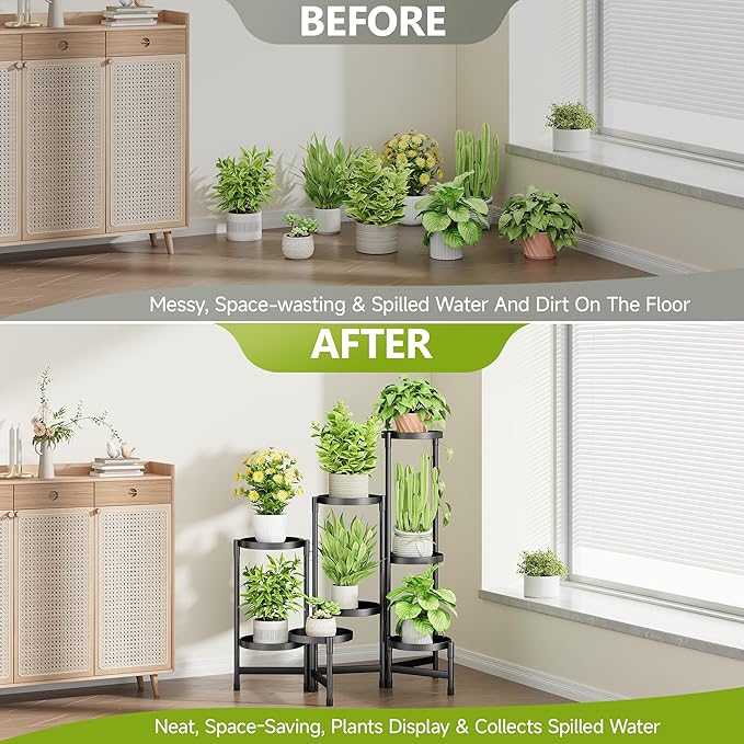 8 Tier Plant Stand Indoor, Tiered Plant Stand Outdoor - Image 4