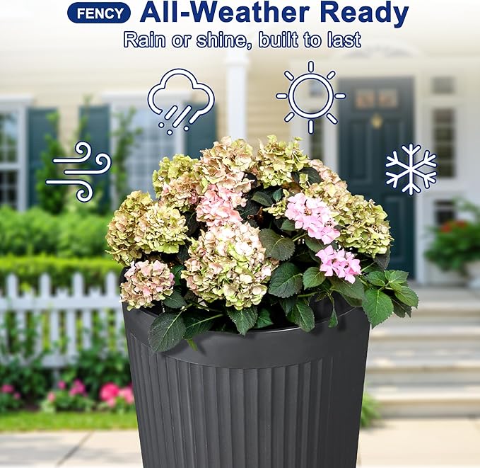 FENCY 2Pack 24IN Self Watering Planter - Image 4