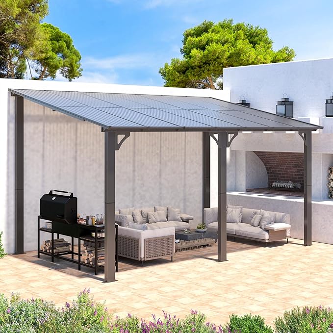 AECOJOY 14' x 8' Gazebo Outdoor Pergola - Image 4