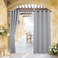 RYB HOME Outdoor Curtains for Patio Waterproof Block Sunlight Thermal Insulated by RYBHOME