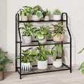 Plant Stand Outdoor 3 Tier Plant Stand Metal Plant Stands Waterproof Plant by Gentingbro