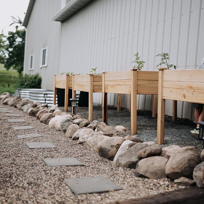 Backyard Expressions 48"x34" Raised Garden Bed - Image 5