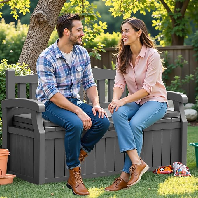 Flamaker 80 Gallon Storage Bench - Image 7