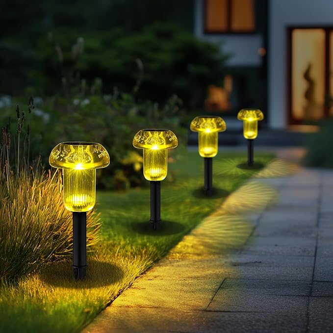 Easter Solar Pathway Lights Outdoor Decorative 4 Pack, Valentines Day Halloween - Image 7