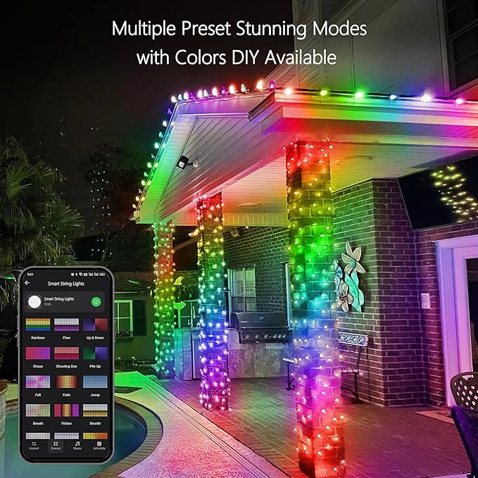 Brizled Pro Smart Christmas Lights, 66ft 200 LED WiFi Christmas Tree Lights - Image 2