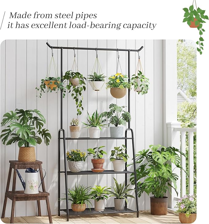 Plant Stand Indoor Outdoor, Metal Plant Stands - Image 2