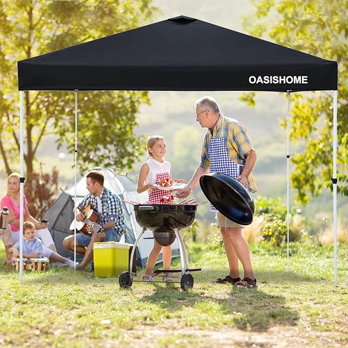 OASISHOME One Push Setup Pop-up Gazebo Portable Canopy Tent 10'x10', - Image 6