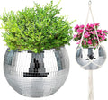 Disco Ball Planter, Disco Ball Plant Hanger by FGBNM