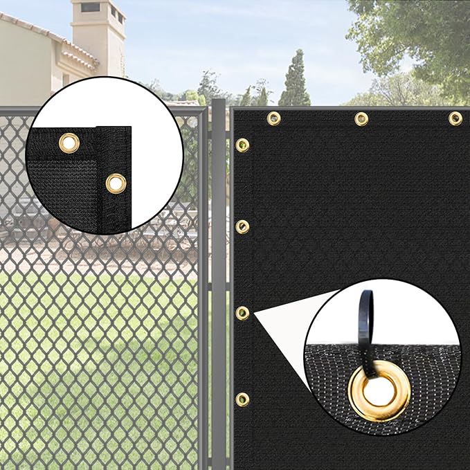 UPGRADE Privacy Screen 3' x 16' Fence Commercial Shade Cover - Image 4