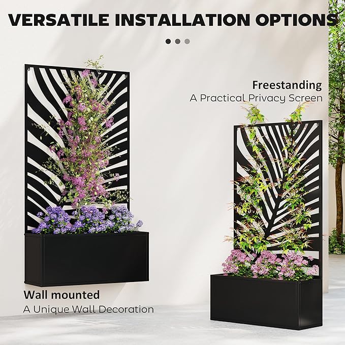Outsunny Metal Raised Garden Bed - Image 4
