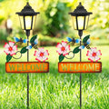 Lewondr Solar Garden Lights Bee, 37.4 Inch Solar Lamp Post Light by Lewondr