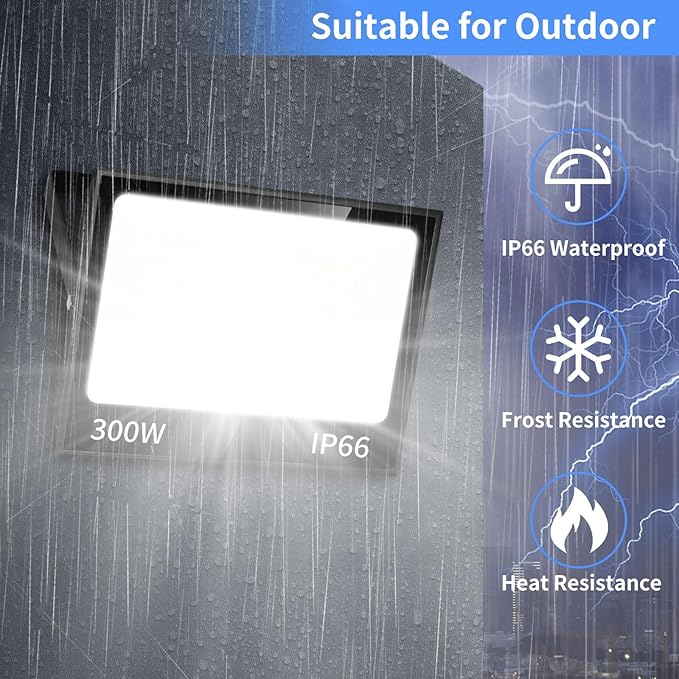 300W LED Flood Light Outdoor - Image 4