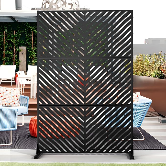 Outdoor Privacy Screen, Freestanding Privacy Fence Panels by FENCY